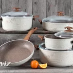 سرویس قابلمه 9 پارچه eviz طرح swing