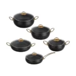 سرویس قابلمه 10 پارچه گرانیتی خمره ای PMT